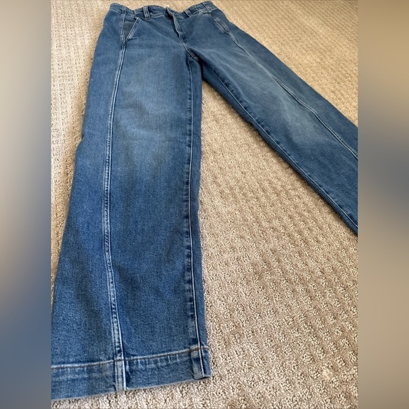 Madewell Tapered Denim Trousers Size 28 New With Tags - Picture 4 of 14